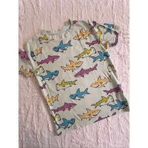 Primark Shark Print T-Shirt Boys Size 7/8